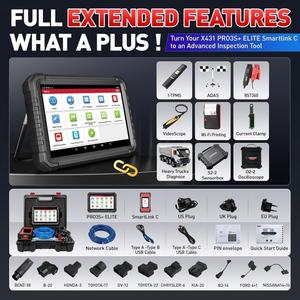 New Arrival LAUNCH X-431 PRO3S+ SmartLink HD 24v Heavy Duty Truck Diagnostic Obd2 <b>Scanner</b> Tool - Product Image 6