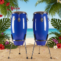 Congas professionnels en peau de buffle, percussion, 10'' 11'', en fibre de verre (ACOG 117)