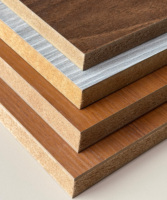 Fournisseur direct d'usines chinoises, panneaux MDF mélaminés E1 poncés de 18 mm, résistants à l'humidité, qualité supérieure pour meubles de chambre à coucher