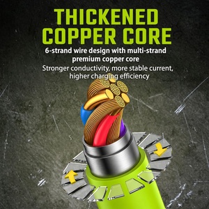 240W 4 In 1 Multi Connector Fast Charging <b>Cable</b> For <b>USB</b> A <b>USB</b> <b>C</b> LN 2M 1M - Product Image 5