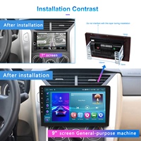 Podofo 10.1 "2 + 64G çift Din araba android müzik seti kablosuz CarPlay & Android oto GPS WIFI FM RDS BT araba radyo ab/abd/İngiltere stok