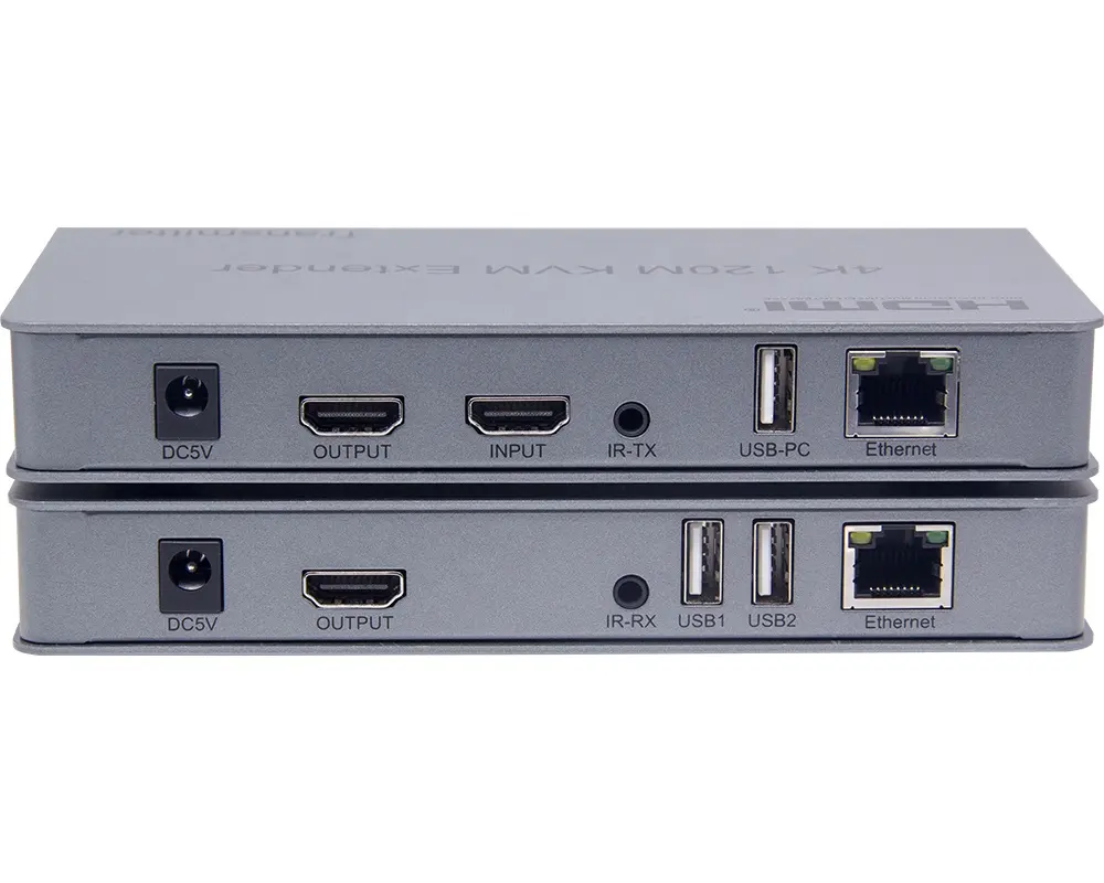 4K HDMI USB KVM-удлинитель через IP LAN Cat5e/6 до 120 м футов с ИК-поддержкой USB-удлинителя мыши