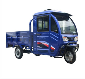 Triciclo de Carga a Gasolina de Alta Calidad <span class=keywords><strong>en</strong></span> Venta 2025 de China, Motocicleta de Tres Ruedas de Alta Resistencia con Cabina Cerrada - Product Image 3