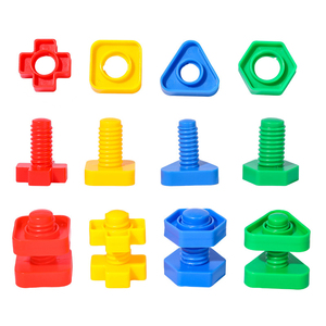 Nuevo diseño Unisex <span class=keywords><strong>tornillo</strong></span> tuerca combinación bloques de construcción clasificación construcción juguetes niños mejorando habilidades motoras finas - Product Image 3