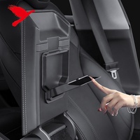 Pour Tesla Model Y 2025 2026, Model 3 2023-2025 Accessoires intérieurs de voiture, accoudoir de console centrale, boîte de rangement cachée, organisateur