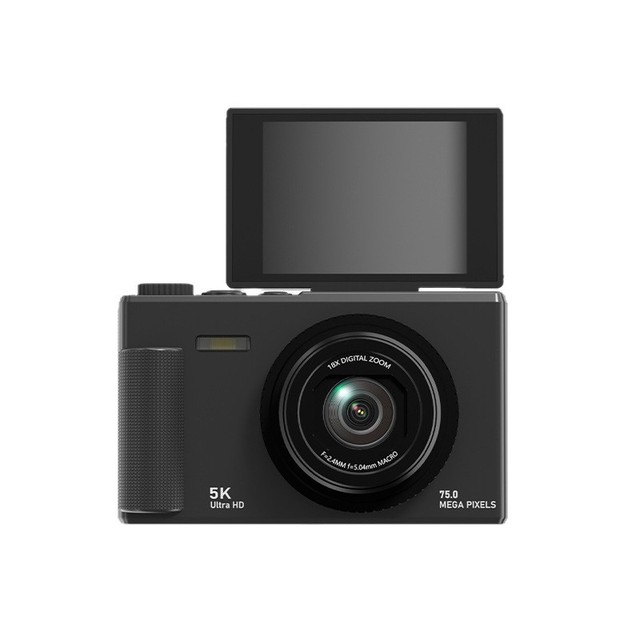 21MP 5K Mirrorless Camera X9 CCD Retro Flip Screen Dual Anti-Shake Student Professional Photography Camera