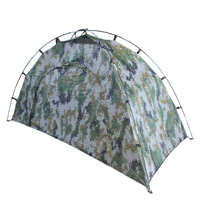 Tente de camouflage légère 1 personne tente de Camping en plein air étanche facile à installer tente pour une personne seule pour Camping randonnée voyage escalade