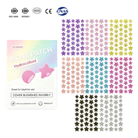 Patchs Hydrocolloïdes Scintillants pour l'Acné, 8 Couleurs en Forme d'Étoile, Dissimulent les Imperfections, Décoration de Fête, Fabrication ODM OEM