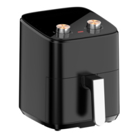 Appareil de cuisine facile à utiliser, friteuse à air électrique 1200W, 4,2 litres, commande mécanique