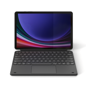 Étui clavier pour <span class=keywords><strong>Samsung</strong></span> <span class=keywords><strong>Galaxy</strong></span> Tab S9 S8 S7 11 pouces avec pavé tactile multi-touch, rétroéclairage 7 couleurs, support S Pen, <span class=keywords><strong>coque</strong></span> folio PT023 - Product Image 4