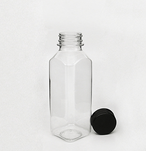 16 oz empty square plastic bottles 500 ml plastic Lemonade bottle