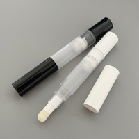 Tube de brillant à lèvres vide en PP de 4,5 ml, haute qualité, tendance, avec pinceau applicateur pour huile à cuticules, multifonctionnel, pour soins de la peau, personnalisable avec logo