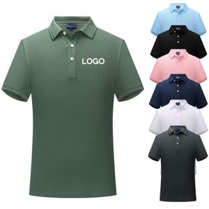 Chemise personnalisée avec logo, nouvelle arrivée, t-shirt de golf imprimé pour homme, 61,9 % coton, 38,1 % polyester, polos brodés - Product Image 1