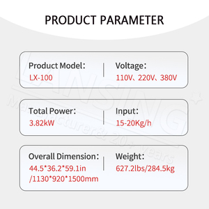 Lansing 15-20 kg/giờ nhỏ đồng phế liệu granulator máy sinh thái thân thiện Cáp tái chế hệ thống cho phế liệu dây 99% tách - Product Image 2