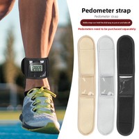 Sangle de podomètre de fitness, protection de la cheville, réglable, respirante, en PVC, pour la course à pied, le basketball, les sports, portable