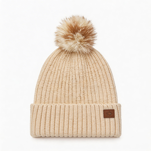 Winter-Resistant for Men Women Unisex High Quality Beanie with Pompom Detail Fishing Party <b>Ski</b> Outdoor Casual Cycling Scenes - Product Image 3