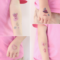 Autocollants de tatouage temporaires imperméables pour enfants, transfert à l'eau personnalisé
