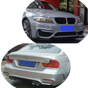 Kit completo de carrocería estilo M4, parachoques delantero y trasero, faldones laterales para BMW Serie 3 E90 Per LCI 2005 2006 2007 <span class=keywords><strong>2008</strong></span> 2009 2010 2011 325i <span class=keywords><strong>330i</strong></span> - Product Image 6