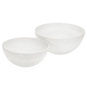 ชุดชามเซรามิกสีขาวดีไซน์ธรรมชาติ MAGU Bowl จำนวน 2 ใบ - Product Image 1