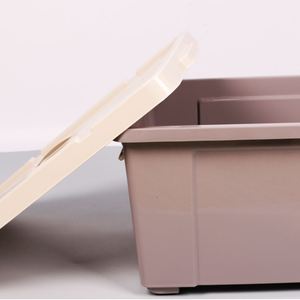 70L Large Plastic <b>Storage</b> <b>Box</b> Modern Design Multifunctional Thickened Rectangle Toy Clothes Organizer Household <b>Storage</b> Sundries - Product Image 3