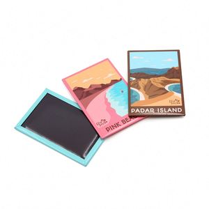 Aimant de réfrigérateur en étain, souvenir de plage d'Indonésie Bali, design personnalisé, article très vendu - Product Image 4