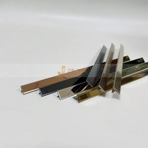 LL126 Décoration Moderne pour la Maison, Profilé de Bordure Métallique en Forme de T, Profilé de Carrelage en Acier Inoxydable pour Salle de Bain, Cuisine, Salon - Product Image 5