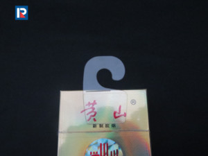 J móc treo Tab lỗ tự dính treo Tab nhiệm vụ nặng nề rõ ràng nhựa treo thẻ móc cho cửa hàng bán lẻ hiển thị - Product Image 2