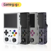 ANBERNIC RG35XX 3,5 Pouces IPS Affichage de la Console de Jeu Rétro 64 go  Console de Jeu Portable - Gris