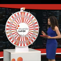 Grande roue de la fortune électronique en acrylique avec base, roulette électronique chanceuse pour jeux interactifs avec des personnes réelles