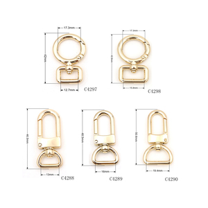 Kim Loại Claw <span class=keywords><strong>Clasp</strong></span> Móc Bán Buôn <span class=keywords><strong>11Mm</strong></span> Nhỏ 14K Vàng Đầy Tôm Hùm <span class=keywords><strong>Clasp</strong></span> Cho Keychain Túi Vòng Đeo Tay - Product Image 5