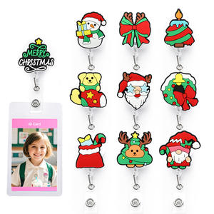 Porte-bobine de série de Noël rétractable en PVC mignon en gros accessoire d'infirmière - Product Image 2