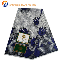 Kain Ankara Cetak Batik Afrika Pola Kaya Anti-Pilling 100% Poliester Mikrofiber Tekstil 110 GSM untuk Pesta Pernikahan Anak Laki-laki Perempuan