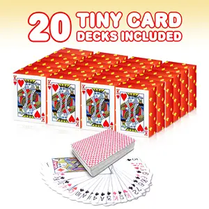 Лучшие продажи персонализированной печати мини Игральные карты игровые карты для детей и взрослых отличные покерные карты Новинка подарок