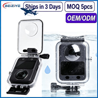 Boîtier de protection étanche pour caméra PC, léger, 40 m de profondeur, pour plongée sous-marine, compatible avec Osmo 360, pour caméra d'action