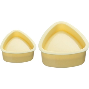 อุปกรณ์ให้อาหารแม่พิมพ์ Onigiri สามเหลี่ยม <span class=keywords><strong>เครื่อง</strong></span>ทําข้าวซูชิสําหรับอาหารชนิดบรรจุกล่องเบนโตะ - Product Image 1