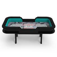 Table de jeu de dés en bois massif imperméable de qualité casino YH Deluxe, table de craps personnalisée pour les jeux de hasard