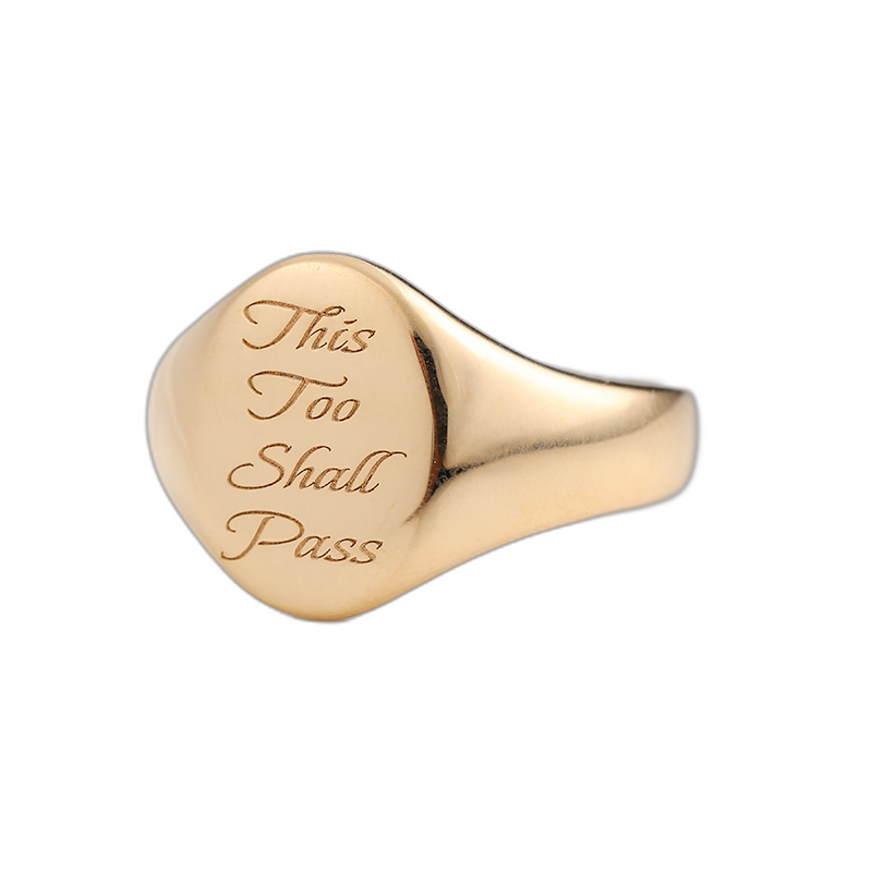 14K oro rosa L