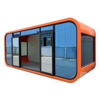 Maisons mobiles préfabriquées résidentielles extensibles, micro-maisons préfabriquées, villa de luxe à 2 chambres, conteneur pliable