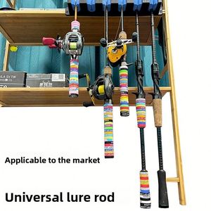 Colorful Printed Silicone Ring Anti Slip Grip Stopper Ring for Fishing Rod Jump Rope Handle Decorative Silicone Band - Product Image 3