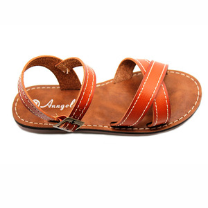 Sandali estivi per bambini <span class=keywords><strong>con</strong></span> testa aperta a punta rotonda antiscivolo <span class=keywords><strong>scarpe</strong></span> basse cucite per auto sandali da spiaggia Casual per ragazze - Product Image 4