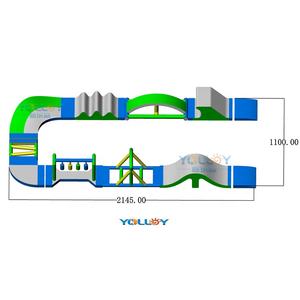 Mécanisme d'obstacle <span class=keywords><strong>gonflable</strong></span> pour parc aquatique, équipement de Sports aquatiques, Course <span class=keywords><strong>sur</strong></span> le lac - Product Image 2