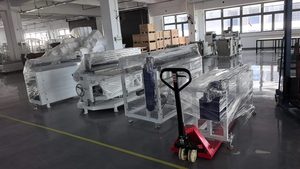 Machine de découpe d'angle rotative de haute précision à commande PLC personnalisée, machine de découpe automatique de film de confidentialité à angle de 45 degrés - Product Image 4