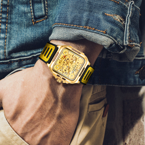 Montres Forsining Nouveaux Produits Hommes Marque de Luxe Automatique Squelette Lumineuse Prise en Charge OEM - Product Image 6