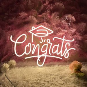 <b>Graduation</b> <b>Party</b> <b>Decor</b> Congrats Grad Neon Sign - Product Image 1