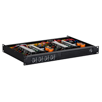 Amplificateur de puissance professionnel 4 canaux 400W classe D, amplificateur audio stéréo, montage en rack pour scène, DJ, club, bar, KTV, équipement sonore live