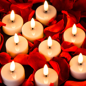 Matti của Hot bán hàng trực tuyến 3D bất ngọn lửa trắng <span class=keywords><strong>LED</strong></span> trà ánh sáng - Product Image 3