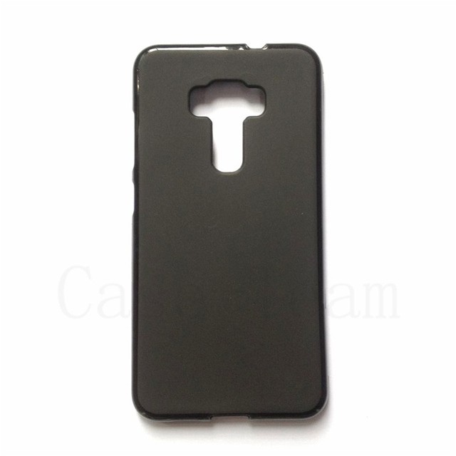 Manufacturer Wholesale Matte TPU Cases Soft Frosted Back Cover Silicone Mobile Phone Case for Asus Zenfone 3 ZE552KL Black