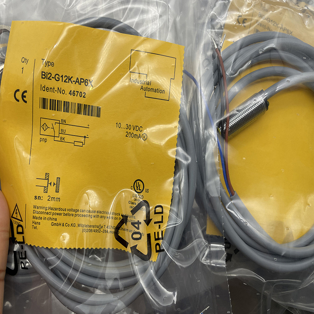 In Stock New Proximity Switch Sensor BI2-G12K-AN6X/S90 BI2-G12K-AP6X/S90 Reliable Gold Seller One-year Warranty