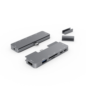 <span class=keywords><strong>USB</strong></span> <span class=keywords><strong>C</strong></span> Hub USB3.1 Carga PD para iPad <span class=keywords><strong>Pro</strong></span> <span class=keywords><strong>MacBook</strong></span> Air Switch a HD <span class=keywords><strong>USB</strong></span> 3,0 Adaptador Tipo-<span class=keywords><strong>C</strong></span> Teléfono con conector de datos para auriculares - Product Image 5