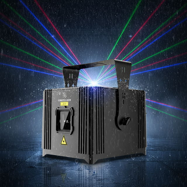Outdoor IP65 Waterproof 6W RGB Animated Mini Laser Light with DMX512 Control for Night Club Event Stage